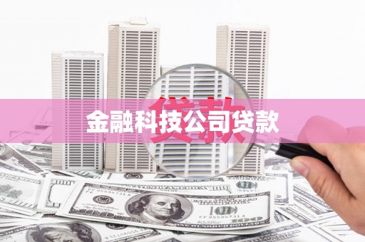 张北金融科技公司贷款