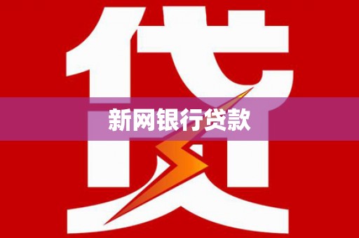 张北新网银行贷款