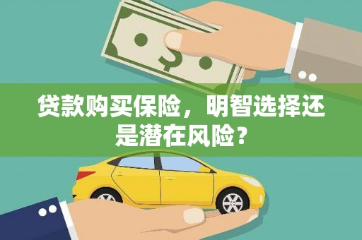 张北贷款购买保险，明智选择还是潜在风险？