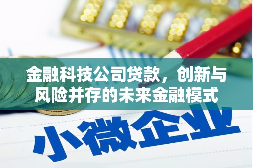 张北金融科技公司贷款，创新与风险并存的未来金融模式