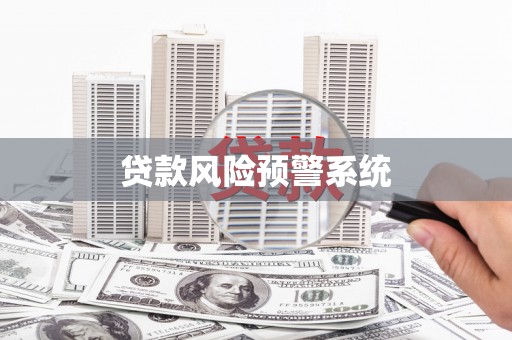 张北贷款风险预警系统