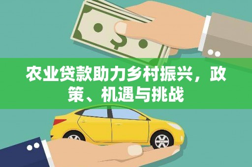 张北农业贷款助力乡村振兴，政策、机遇与挑战