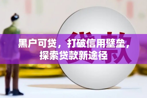 张北黑户可贷，打破信用壁垒，探索贷款新途径