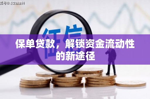 张北保单贷款，解锁资金流动性的新途径