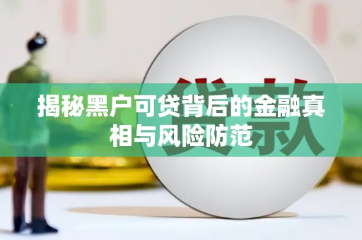 张北揭秘黑户可贷背后的金融真相与风险防范
