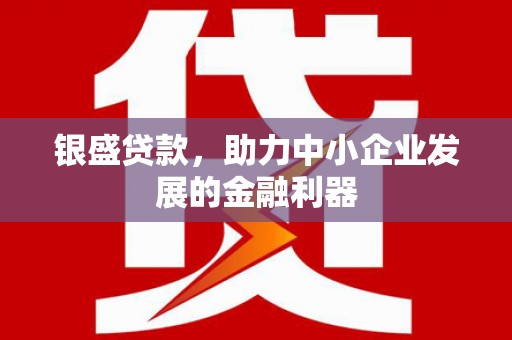 张北银盛贷款，助力中小企业发展的金融利器