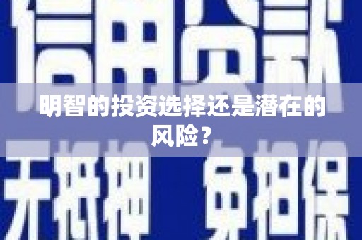 张北明智的投资选择还是潜在的风险？