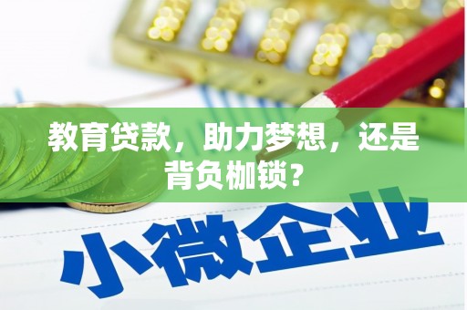 张北教育贷款，助力梦想，还是背负枷锁？