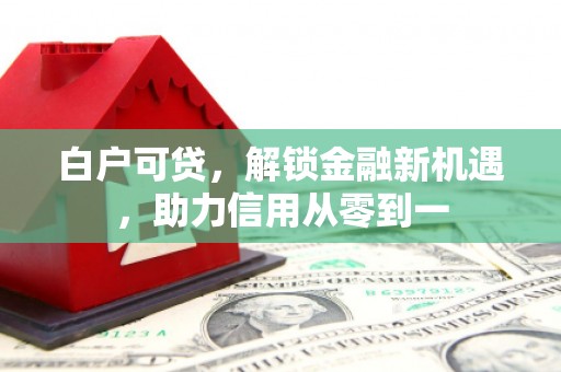 张北白户可贷，解锁金融新机遇，助力信用从零到一