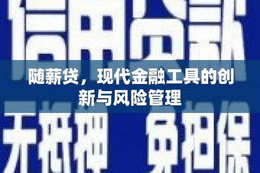 张北随薪贷，现代金融工具的创新与风险管理