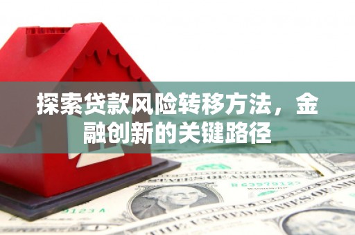 张北探索贷款风险转移方法，金融创新的关键路径