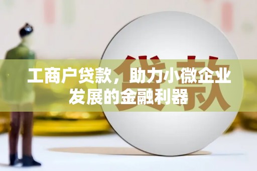张北工商户贷款，助力小微企业发展的金融利器