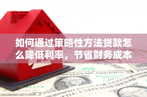 张北如何通过策略性方法贷款怎么降低利率，节省财务成本