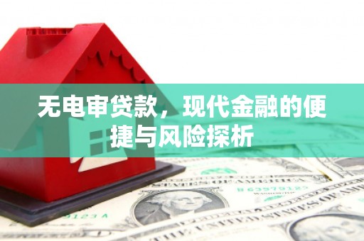 张北无电审贷款，现代金融的便捷与风险探析