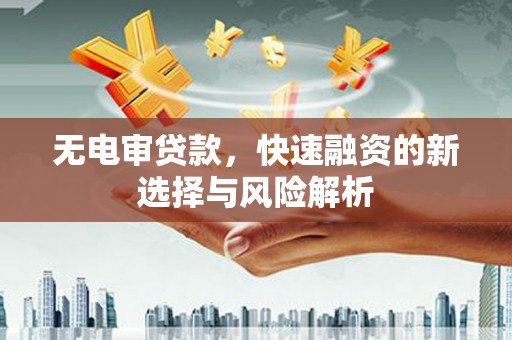 张北无电审贷款，快速融资的新选择与风险解析