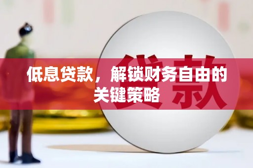 张北低息贷款，解锁财务自由的关键策略