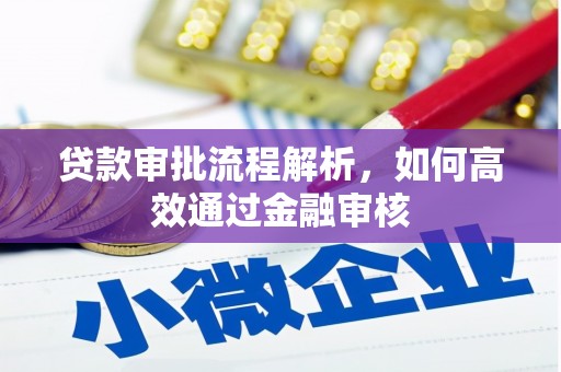 张北贷款审批流程解析，如何高效通过金融审核