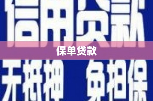 张北保单贷款