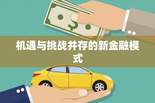 张北机遇与挑战并存的新金融模式