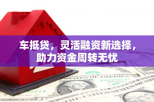 张北车抵贷，灵活融资新选择，助力资金周转无忧