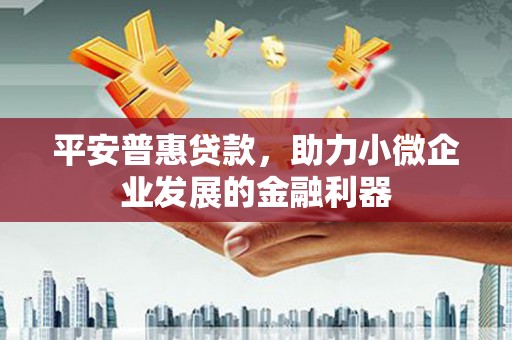 张北平安普惠贷款，助力小微企业发展的金融利器