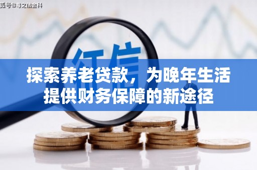 张北探索养老贷款，为晚年生活提供财务保障的新途径