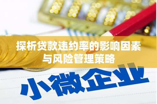 张北探析贷款违约率的影响因素与风险管理策略