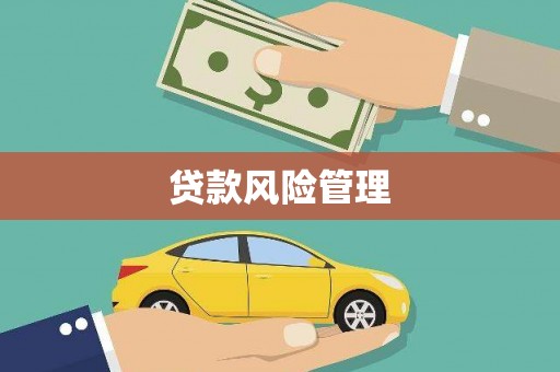 张北贷款风险管理