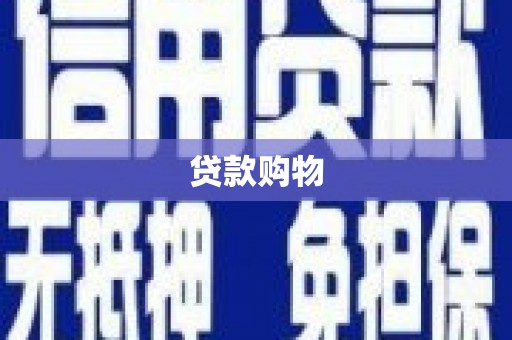 张北贷款购物