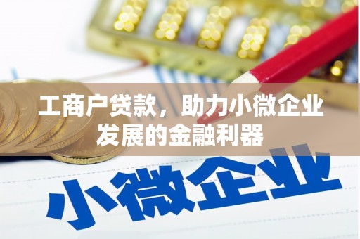 张北工商户贷款，助力小微企业发展的金融利器