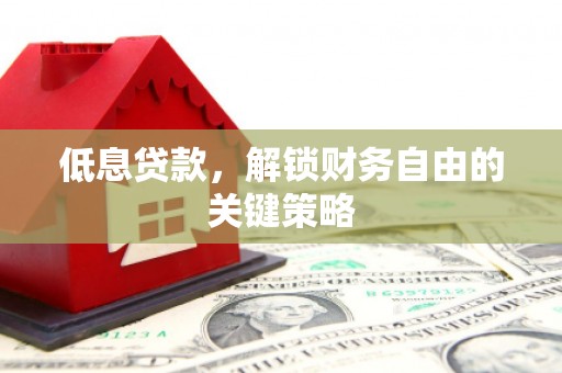 张北低息贷款，解锁财务自由的关键策略