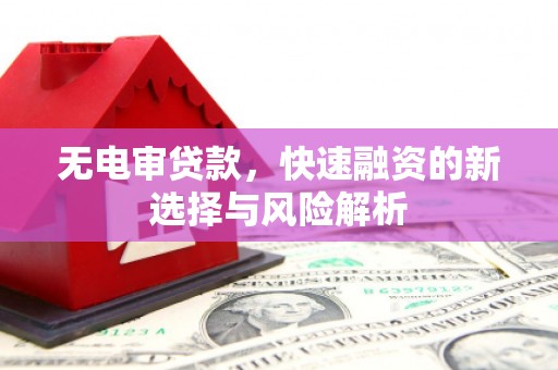 张北无电审贷款，快速融资的新选择与风险解析