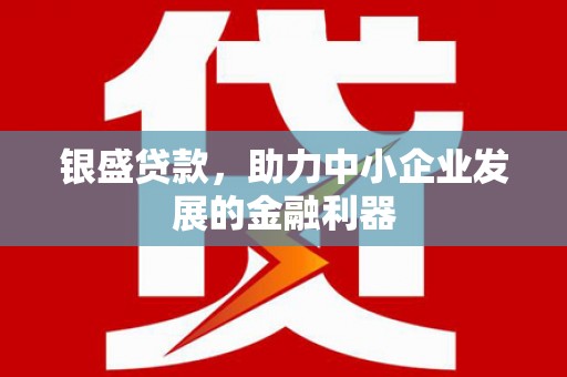 张北银盛贷款，助力中小企业发展的金融利器
