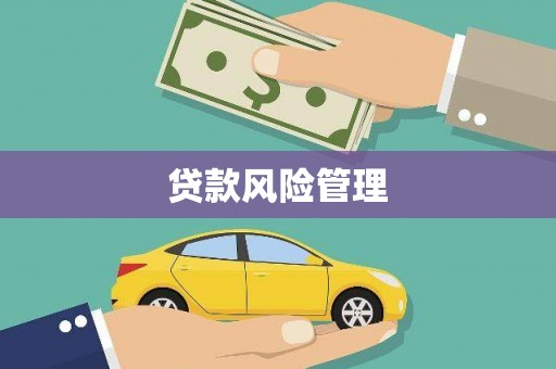 张北贷款风险管理
