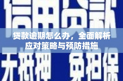 张北贷款逾期怎么办，全面解析应对策略与预防措施