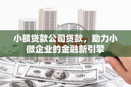 张北小额贷款公司贷款，助力小微企业的金融新引擎