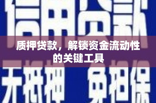 张北质押贷款，解锁资金流动性的关键工具