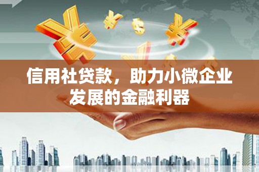 张北信用社贷款，助力小微企业发展的金融利器