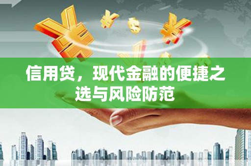 张北信用贷，现代金融的便捷之选与风险防范