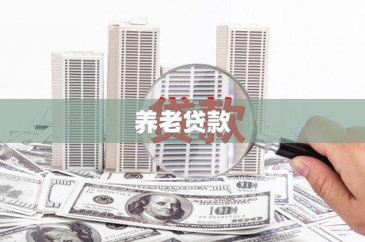 张北养老贷款