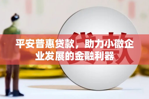 张北平安普惠贷款，助力小微企业发展的金融利器