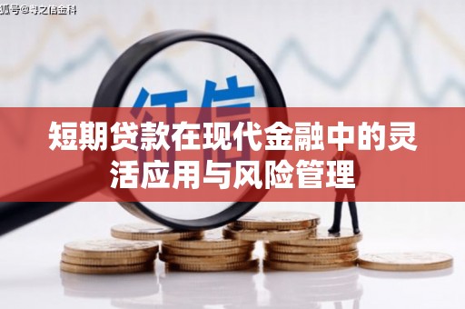 张北短期贷款在现代金融中的灵活应用与风险管理