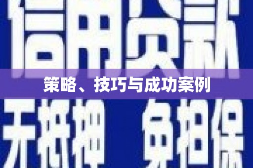 张北策略、技巧与成功案例