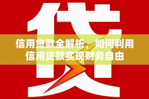 张北信用贷款全解析，如何利用信用贷款实现财务自由