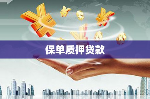张北保单质押贷款