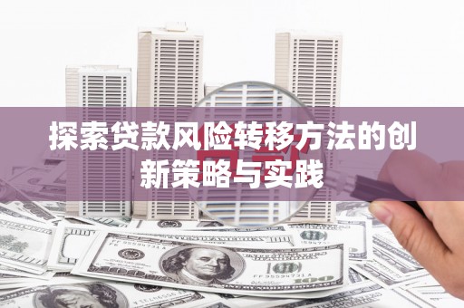 张北探索贷款风险转移方法的创新策略与实践